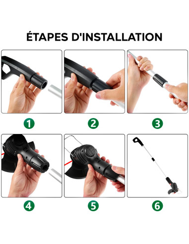 Brosse Rotative Électrique Sans Fil Batterie...