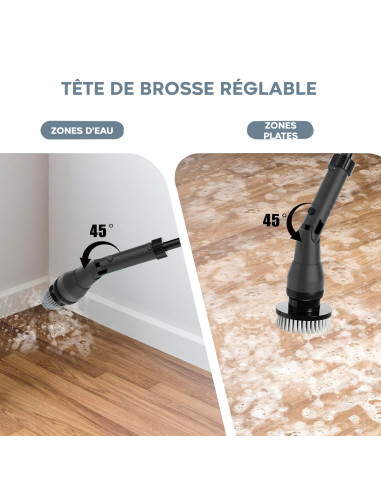 Brosse Rotative Électrique Sans Fil Batterie...