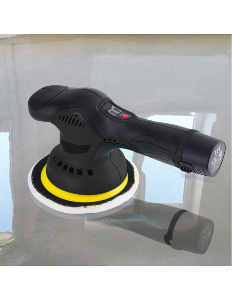 Polisseuse électrique avec batterie 24V pour voitures et sols, 8 vitesses