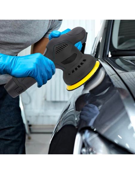 Polisseuse électrique avec batterie 24V pour voitures et sols, 8 vitesses