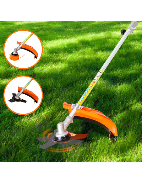 Taille-haie Coupe-branches/bordures débroussailleuse 52cc KRAFTROYAL 4en1 jardin