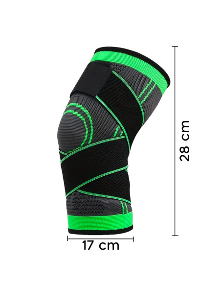 Genouillère Sportive Soutien de Genou Bande Élastique de Compression