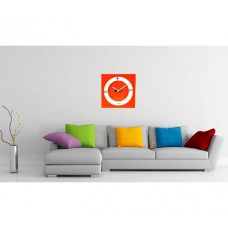 Horloge murale style Ipod - MP3 803.413 (26 X 26 cm) - Divers coloris - Home Decor