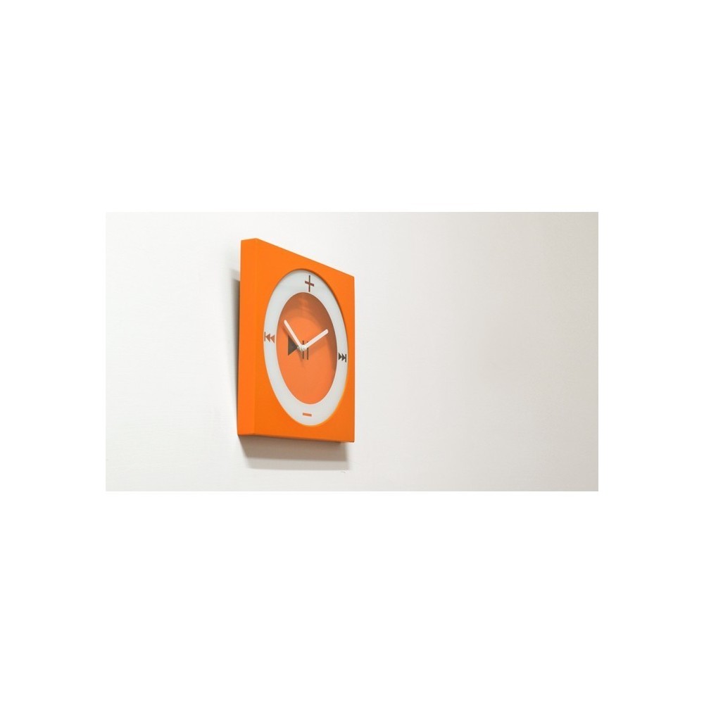 Horloge murale style Ipod - MP3 803.413 (26 X 26 cm) - Divers coloris - Home Decor