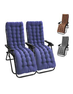 Pack 2 chaises inclinable pliable avec coussin Zéro...