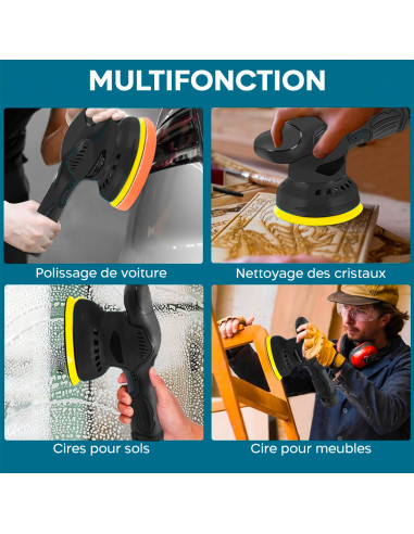 Polisseuse électrique avec batterie 24V pour...