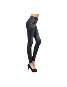 GIADA Leggings Stretch Shaping Effet Jeans Jegging... 2