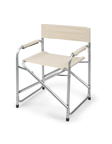 Chaise pliante Textilene aluminium et tissu...