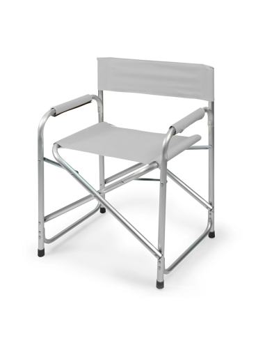 Chaise pliante Textilene aluminium et tissu...