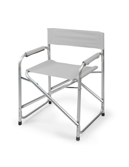 Chaise pliante Textilene aluminium et tissu ONSHORE 55x57x82cm