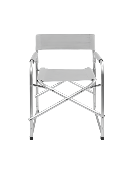 2 chaises réalisateur pliantes aluminium et textilène pour le camping 82x57x55