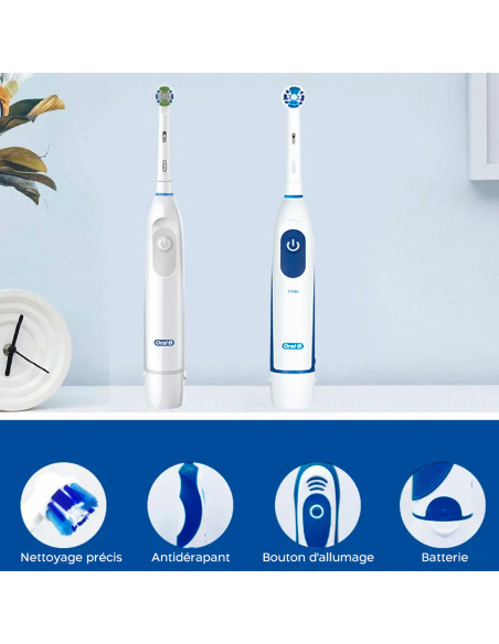 Brosse à dents électrique Oral-B ADVANCED Pro Expert à pile avec interchangeable
