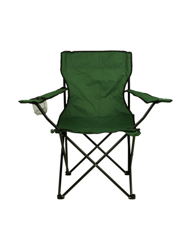 2971 Chaise pliante camping et jardin MIAMI avec pose-verre et canettes
