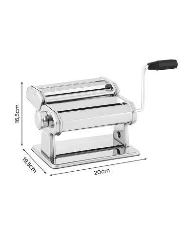 Machine à pâtes fraîches manuelle acier avec 7...