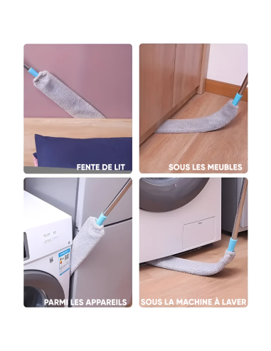 Plumeau télescopique extensible chiffon...