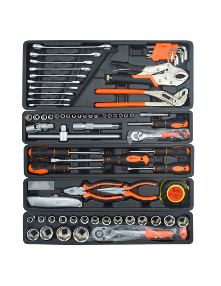 Boîte à outils Malette Portable Boîte à outils 85 Outils de Quincaillerie