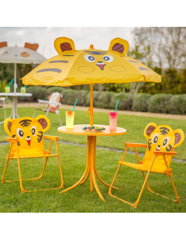 Ensemble jardin enfants 4 pièces Table Chaises...