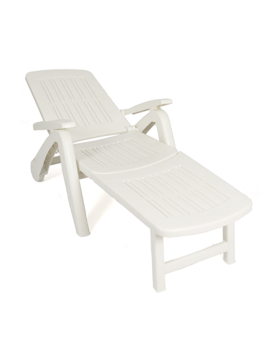 Transat Cancun avec roues pliantes en polyrotin...