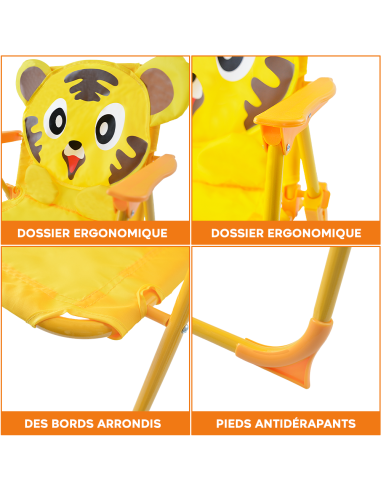 Ensemble jardin enfants 4 pièces Table Chaises...