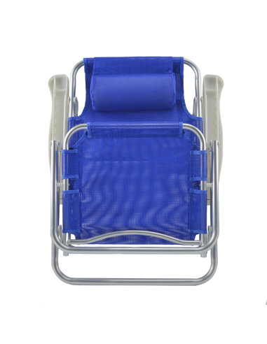 Chaise de plage Spiaggina en Textilène avec...