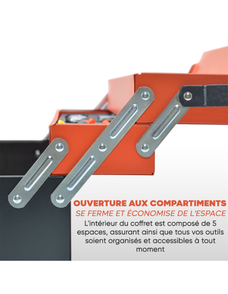 Boîte à outils Malette Portable Boîte à outils 85 Outils de Quincaillerie