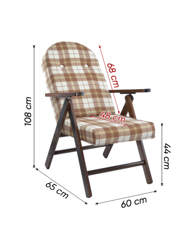 AMALFI Fauteuil en Bois MASLEGNO Fauteuil...