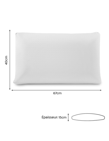 4 pièces Oreiller Cervical mémoire forme 15cm...