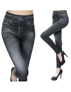 Ensemble de 3 Leggings Femme Effet Jeans GIADA 2
