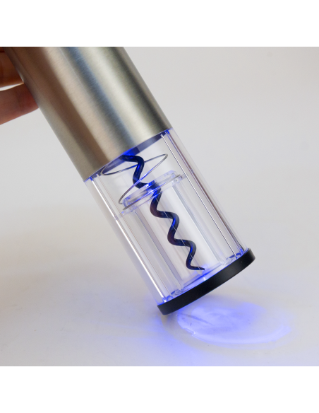 Ouvre-bouteille électrique piles Tire-bouchon automatique Ensemble vin en acier