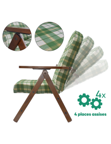 AMALFI Fauteuil en Bois MASLEGNO Fauteuil...