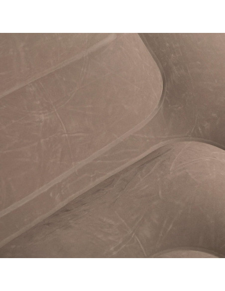 Fauteuil gonflable avec repose-pieds, canapé moderne en tissu velouté portable