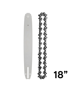 Kit chaîne barre 18 pouces rechange pour tronçonneuse à... 2