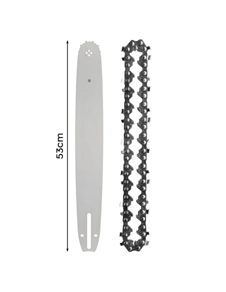 Kit chaîne barre 18 pouces rechange pour tronçonneuse à batterie 450mm sans fil