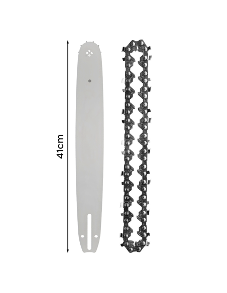 Kit chaîne barre 14 pouces rechange pour tronçonneuse à batterie 350mm sans fil