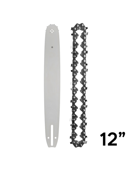 Kit chaîne barre rechange 12 pouces pour tronçonneuse à batterie 300mm sans fil