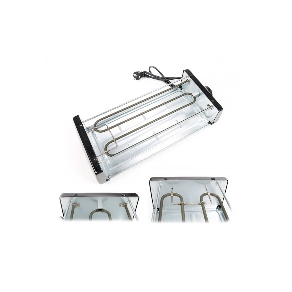 Appareil à raclette 8 personnes avec deux pierres antiadhésive - multifonction (comprend 16 accessoires / 1200W) - 38708