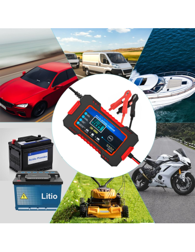 Chargeur Batterie Voiture et Moto Charge...