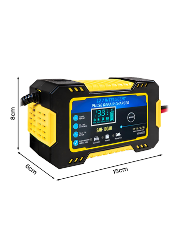 Chargeur Batterie Voiture et Moto Charge...