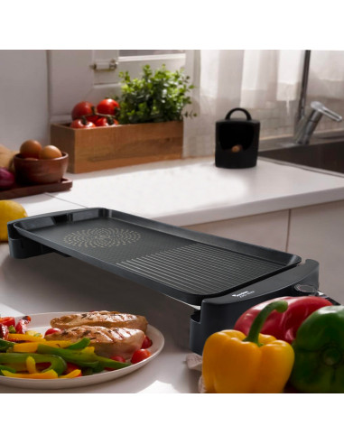 Plaque Électrique en Aluminium Antiadhésive...