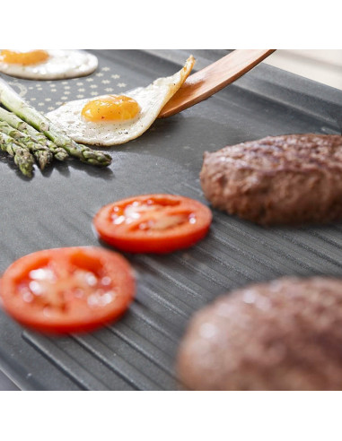 Plaque Électrique en Aluminium Antiadhésive...