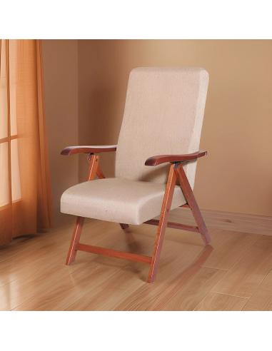 Fauteuil en Bois de Hêtre Noyer Miami MAS272...