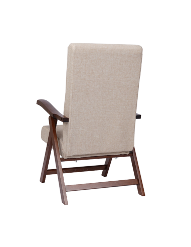 Fauteuil en Bois de Hêtre Noyer Miami MAS272...