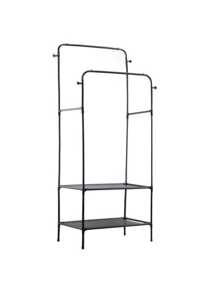 Étagère Multifonction Porte-Manteau et Porte-Manteau en Métal