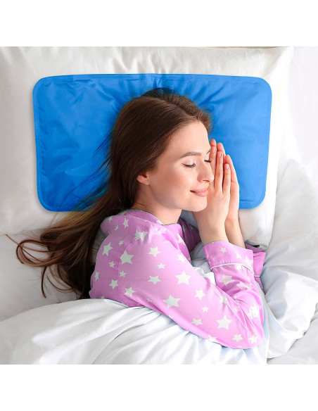 Oreiller Rafraîchissant 65x50cm Polyvalent Gel Rafraîchissant Oreiller Nocturne