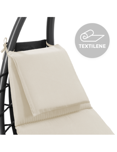 Chaise longue avec parasol BALI Hamac en acier...