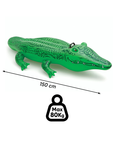 Crocodile gonflable 150cm pour enfants à...