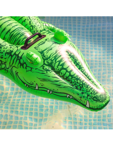 Crocodile gonflable 150cm pour enfants à...
