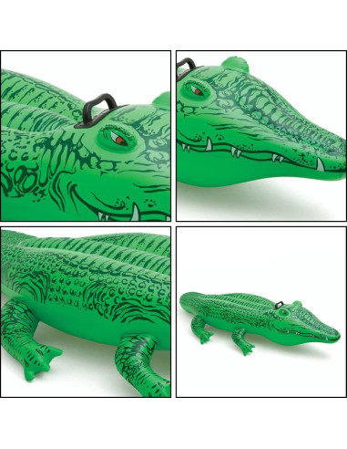 Crocodile gonflable 150cm pour enfants à...