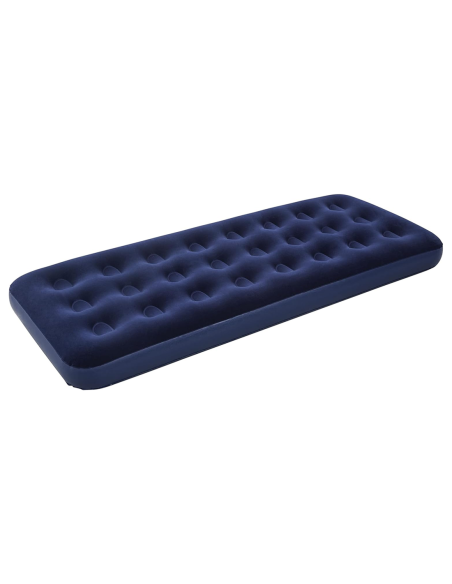 Matelas gonflable individuel pour camping et maison avec effet floqué 185x76cm