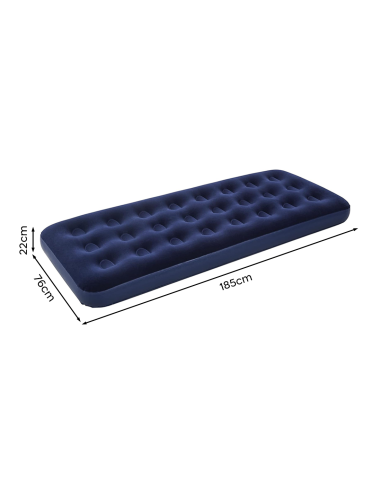 Matelas gonflable individuel pour camping et...